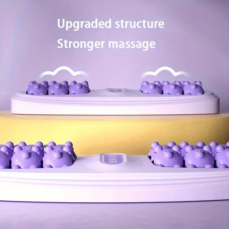 Foot Massager Roller, Home Leg Point Bead Roller Massager, Heel Foot Arch Pain Reflexology Massager, Yoga Fitness Training Muscle Relaxation Therapy Massager, Powerful Natural Stone Acupoint Foot Massager