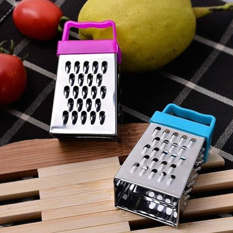Mini Four Sided Grater Stainless Steel