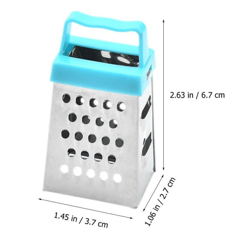 Mini Four Sided Grater Stainless Steel