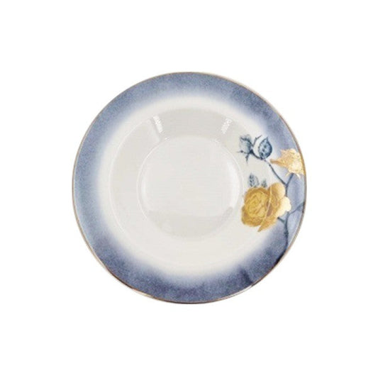 9 Inch Flower Porcelain Plate Angela 36c-MK118 | Elegant Dinner Plate Adornia Pakistan