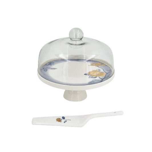 Cake Lifter+Cover Flower ANGELA 4c-MK124