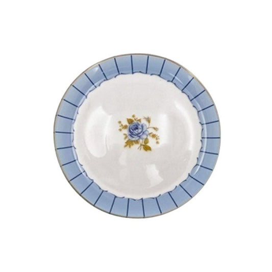8 Inch BlueRose Porcelain Plate Angela | Elegant Small Dinner Plate Adornia Pakistan