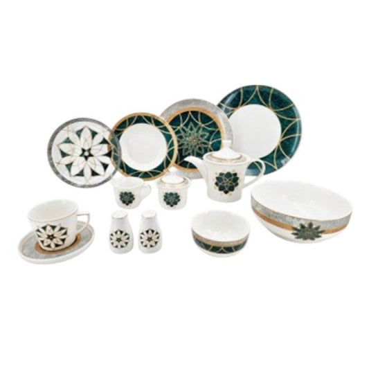 Dinner Set 1c (MK218) – Elegant Full Crockery Collection | Premium Ceramic Tableware