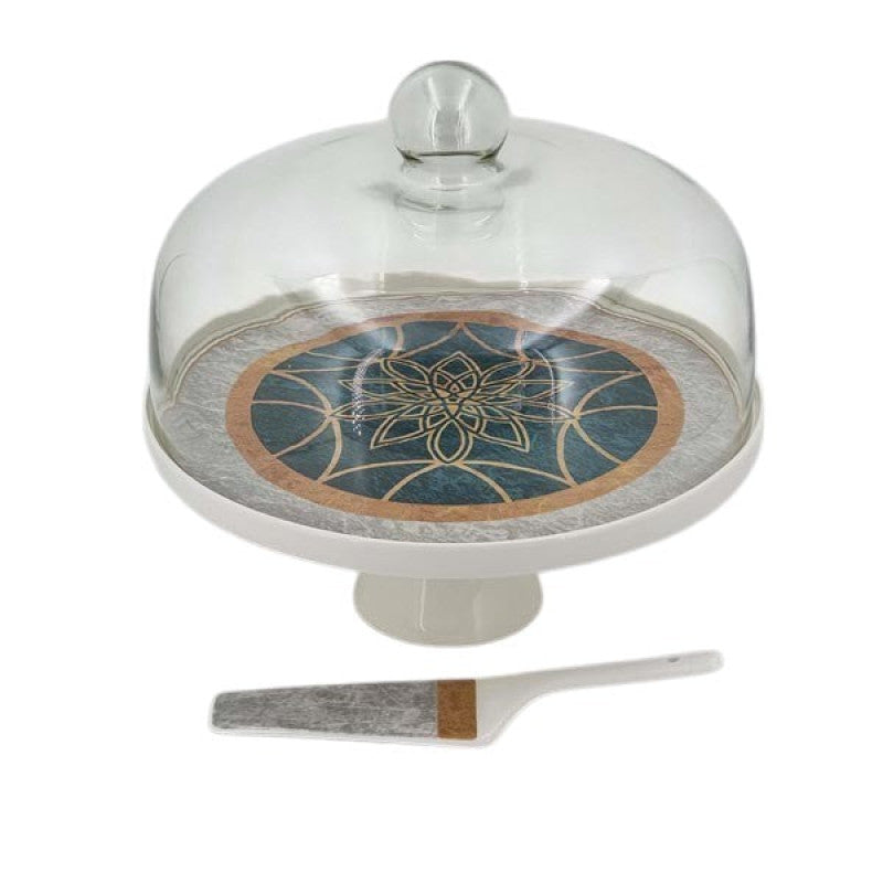 CAKE SET W/COVER 4c-MK228