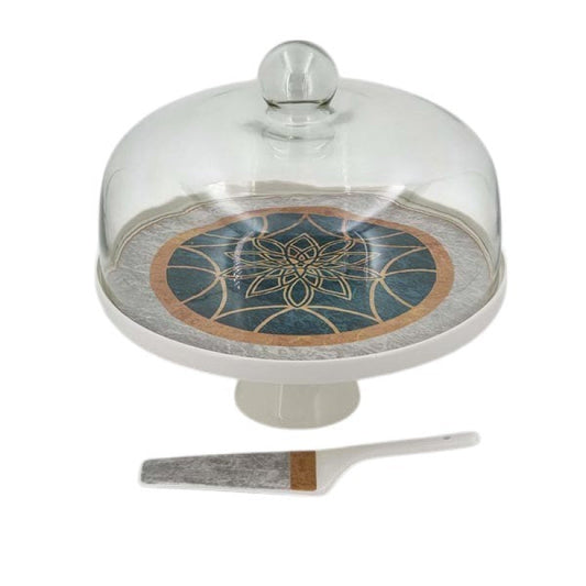 CAKE SET W/COVER 4c-MK228