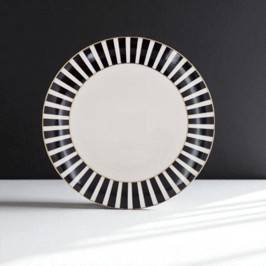 Angela Porcelain Single Plate 24c MK80 | Elegant Dinnerware Plate Adornia Pakistan