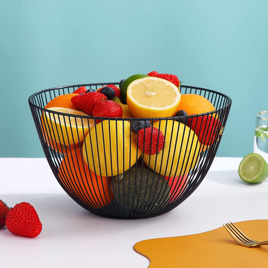 Fruit Basket, Fruit Bowl, Metal Wire Fruit Basket for kitchen, Fruit Bowl for Kitchen Counter