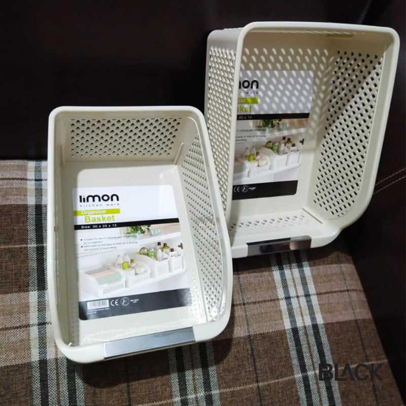 Limon Multipurpose Organizer Basket – Versatile Storage Solution for Kitchen, Bathroom & Home | Adornia.pk