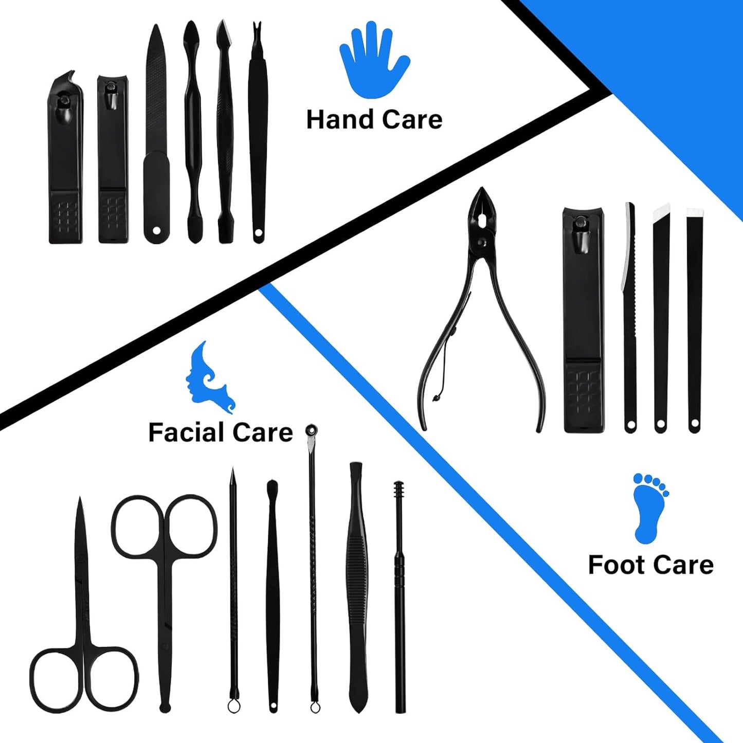 Set Of 18  Hand Feet Facial Accessories