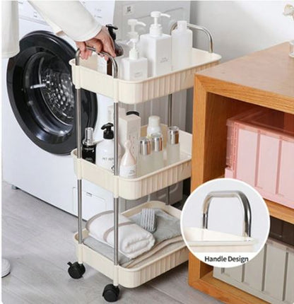 The GlideStack Slim Storage Utility Cart Narrow Trolley