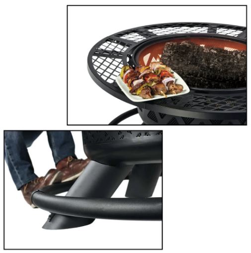 New Style Outdoor Firepit BBQ Grill