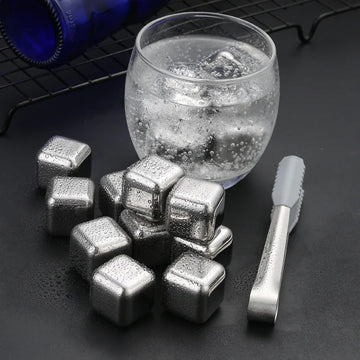 Re usable Ice Cubes Set with tong