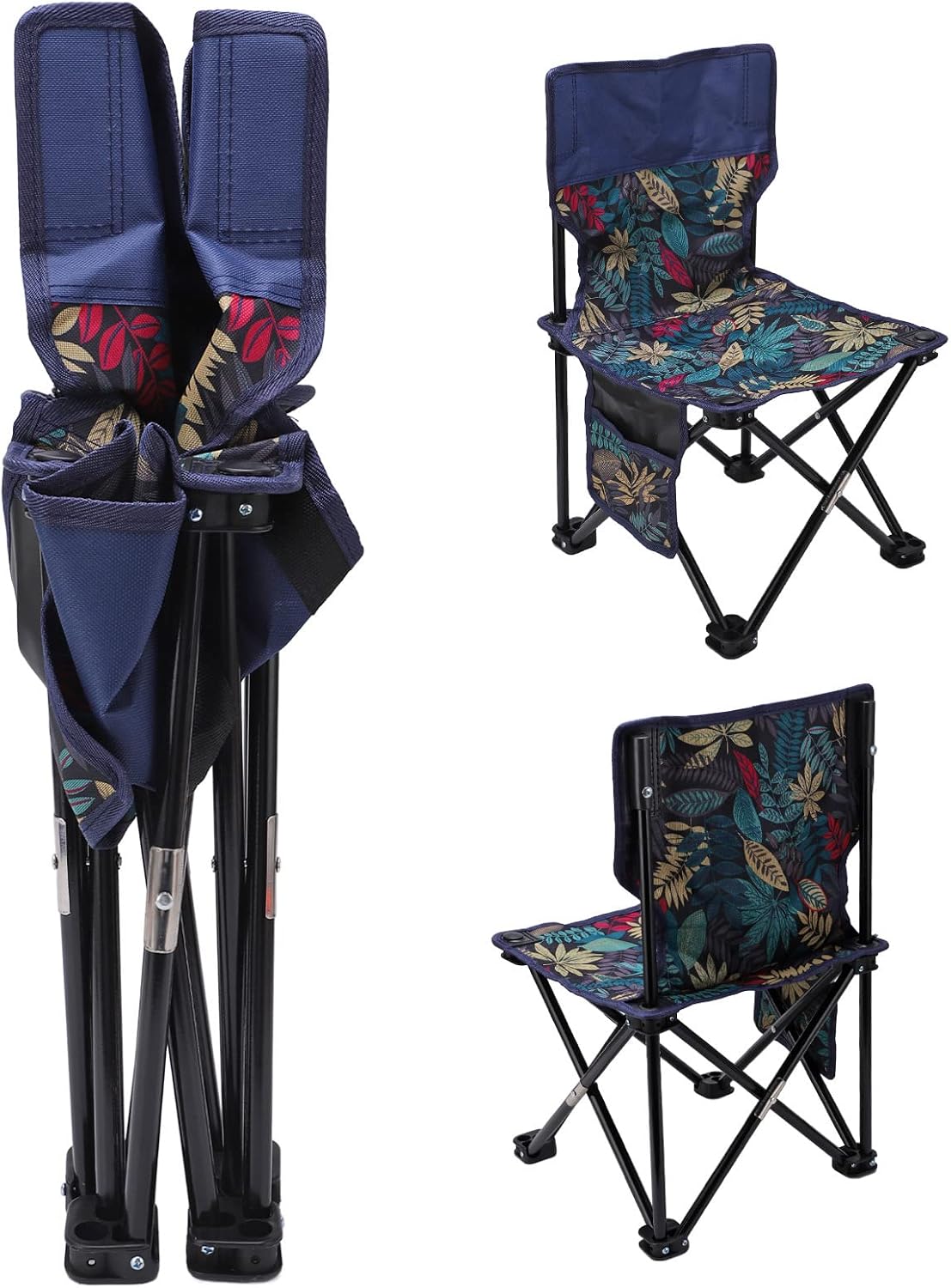 Portable Waterproof Fishing Folding Chair, Outdoor Camping Chair for Fishing Beach