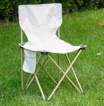 Portable Waterproof Fishing Folding Chair, Outdoor Camping Chair for Fishing Beach