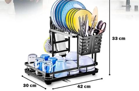 Premium 2 Level Dish Drying Rack