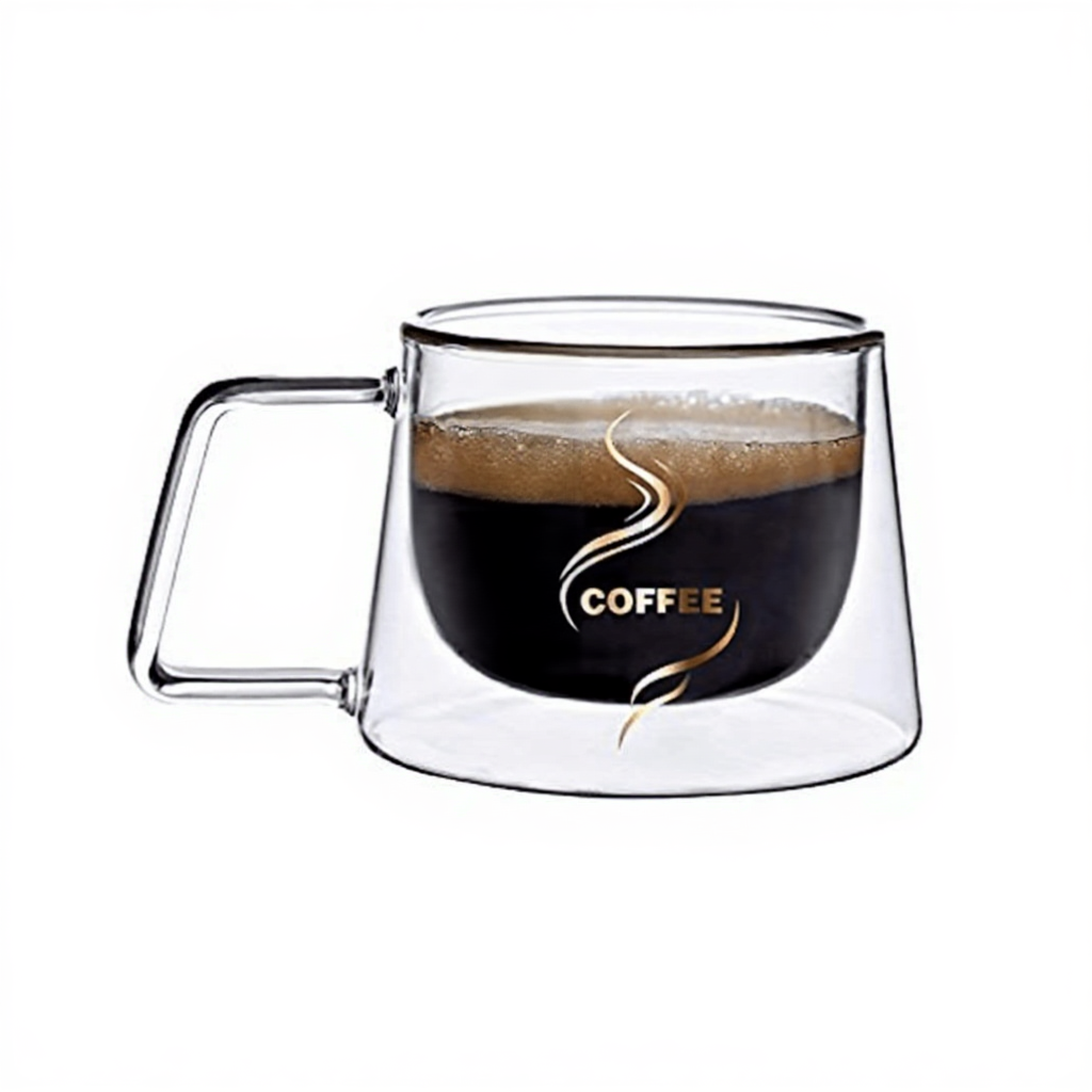 High Borosilicate Coffee Cup - Double Walled