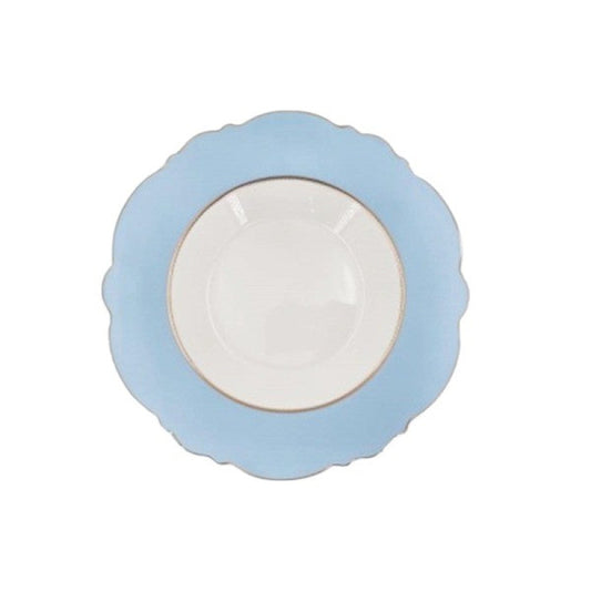 9 Inch Sky Blue Porcelain Plate | Elegant Tableware Adornia Pakistan