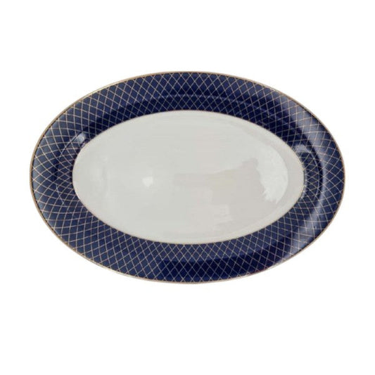 14 Angela Porcelain Serving Plate – RM220 | Elegant Single Plate – Adornia Pakistan