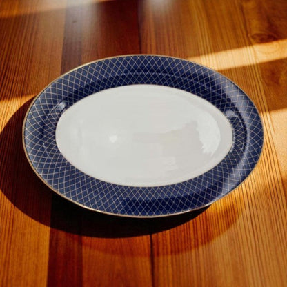 14 Angela Porcelain Serving Plate – RM220 | Elegant Single Plate – Adornia Pakistan