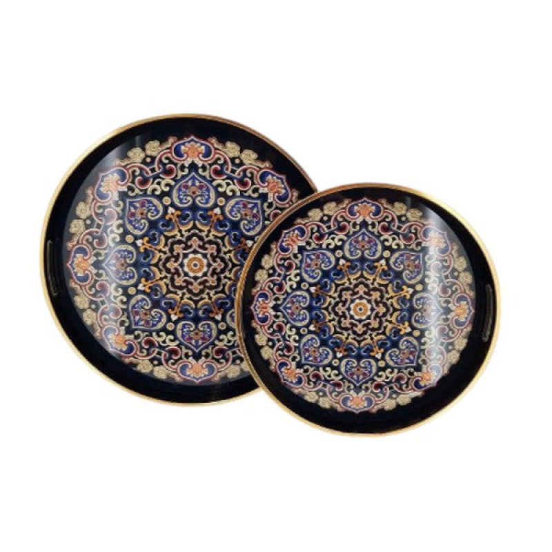 2Ps Round Serving Tray ANGELA 4c-RY136