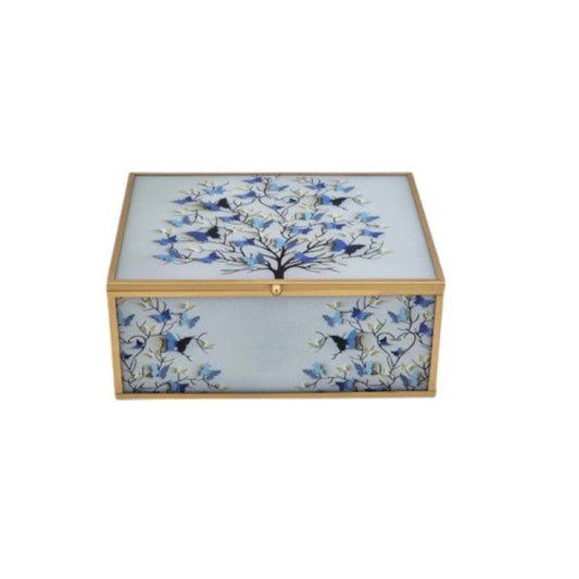 J Box Blue L Butterfly ANGELA 8c-RY272