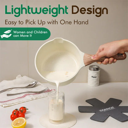 DONNOR 15-Piece Non-Stick Cookware Set | Premium Aluminum Pots & Pans with Glass Lids | Induction & Gas Compatible