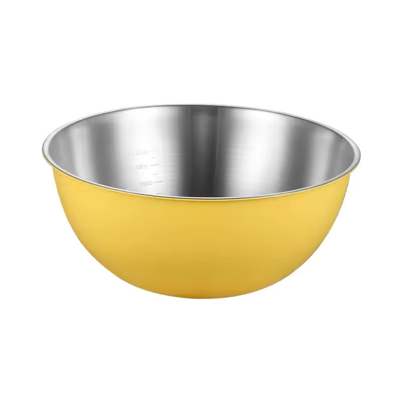Stainless Steel Bowl – Multi-Purpose Mixing & Serving Bowl (Set of 3)