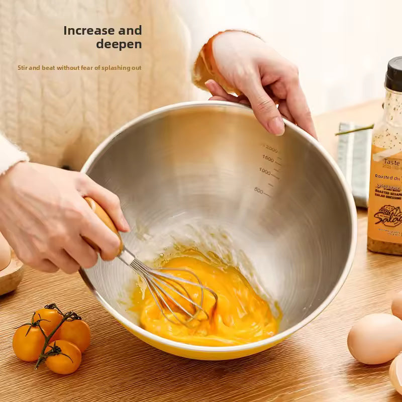 Stainless Steel Bowl – Multi-Purpose Mixing & Serving Bowl (Set of 3)