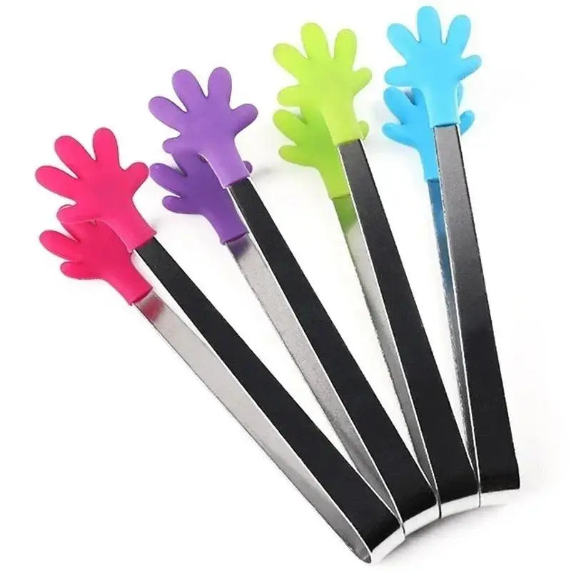 Colorful Silicone Food Clip with Stainless Steel Handle