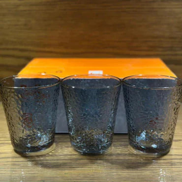 Pebble Textured Glass Set