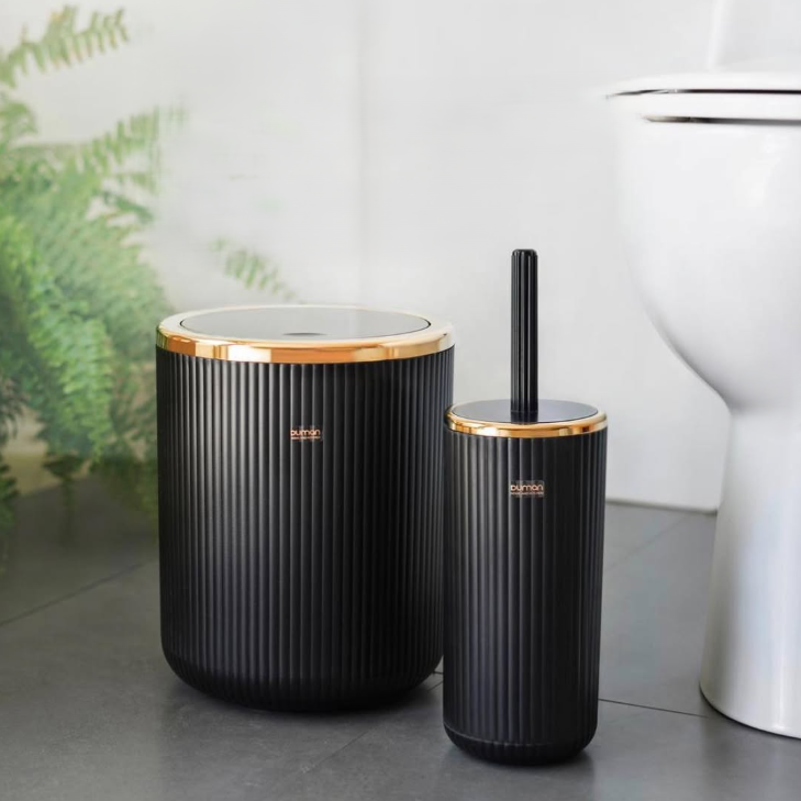 Elite Ribbed 2-Piece Bathroom Set (173) By Duman