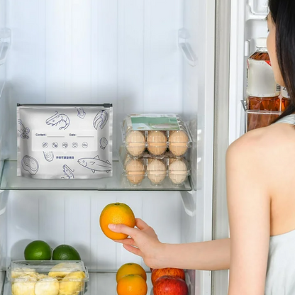 FreezeMate Resealable Foil Zip Bags (10 Pcs)