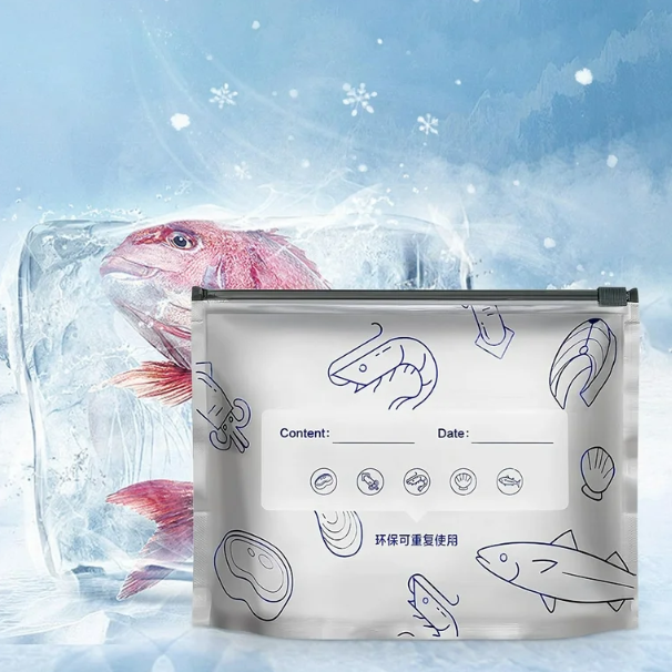 FreezeMate Resealable Foil Zip Bags (10 Pcs)