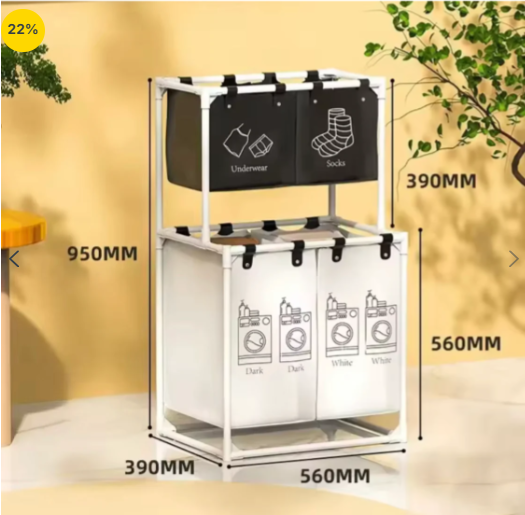 Grand-Capacity Multi-Tier Wardrobe Organizer & Garment Center