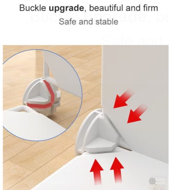 Shoe Rack Hinge Door Black, White - 4 Layer, 6 Layer