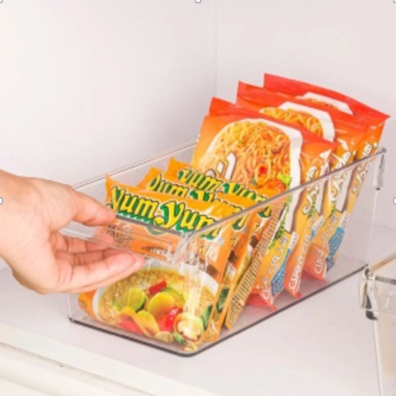 Limon Top-Grade Clear Storage Organizer – Durable Multi-Purpose Plastic Container for Home, Kitchen & Office | Adornia.pk