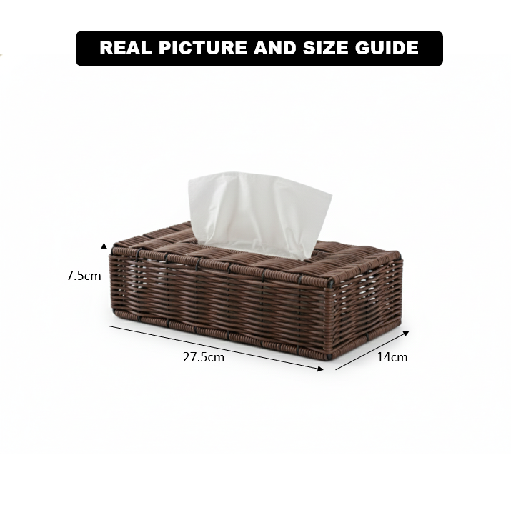 Woven Handmade Tissue Holder (51041) by Ziba