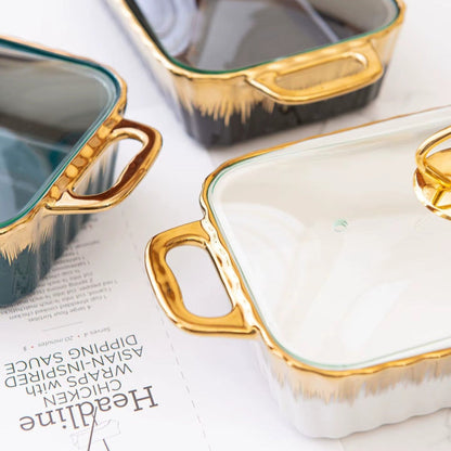 3 Pcs Ceramic Warming Tray