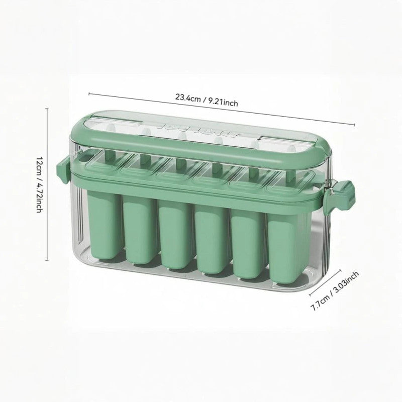 Handheld Popsicle Mold – Reusable Ice Cream Maker Tray
