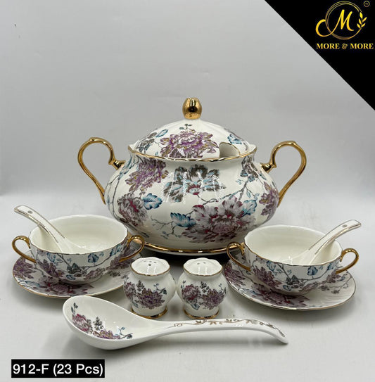 Royal Albert Style 23-Pcs Soup Set | 912-F