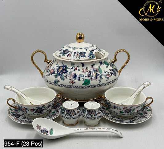 Royal Albert Style 23-Pcs Soup Set | 954-F