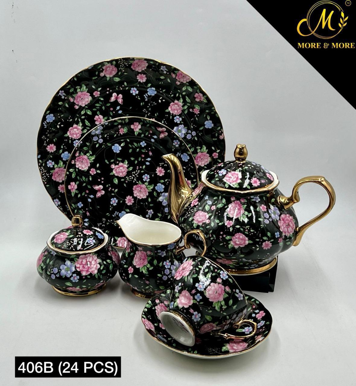 Royal Albert Style Tea Set – Design : 406-F -B