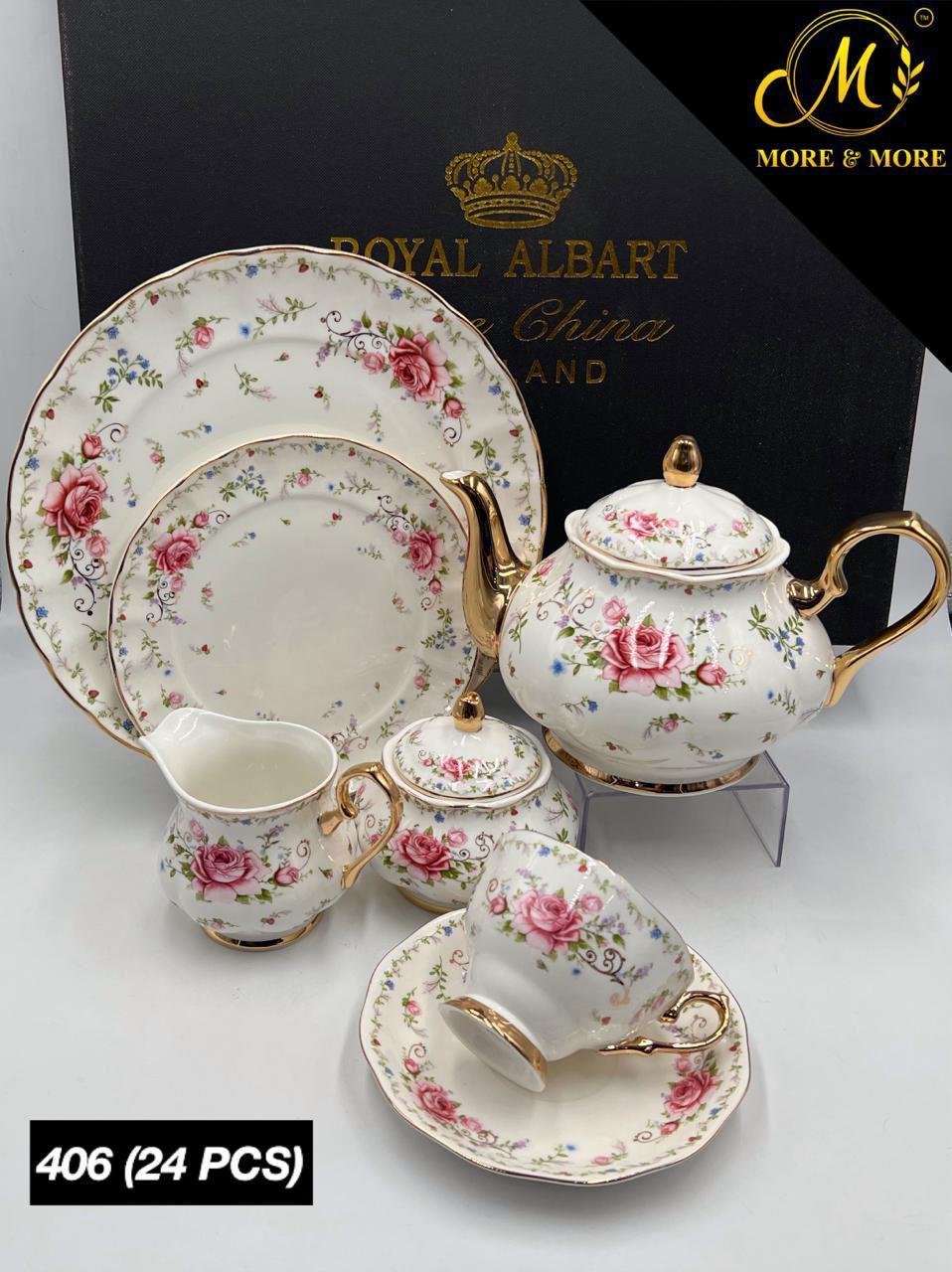 Royal Albert Style Tea Set – Design : 406-F