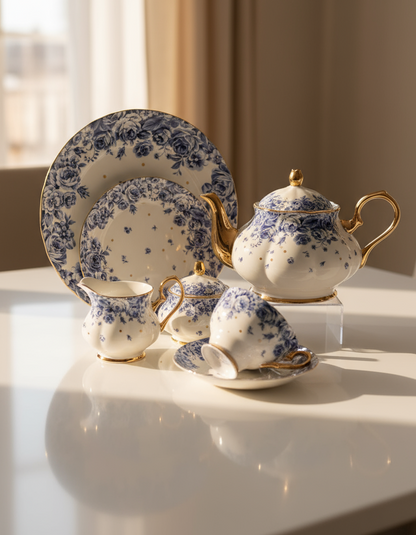 Royal Albert Style Tea Set – Design : 415-F