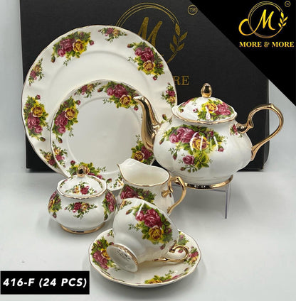 Royal Albert Style Tea Set – Design : 416-F