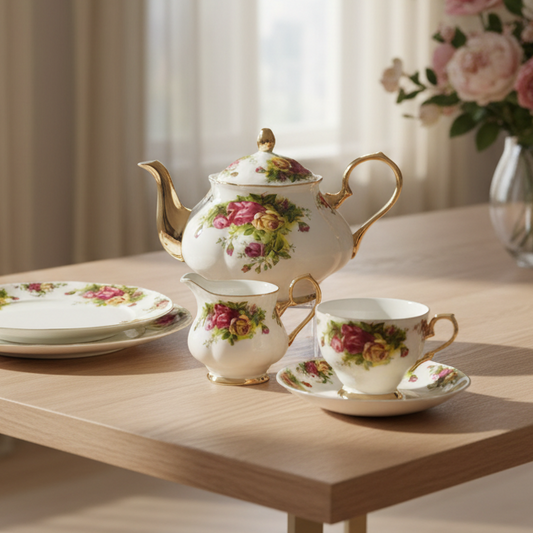 Royal Albert Style Tea Set – Design : 416-F
