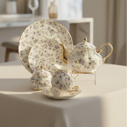 Royal Albert Style Tea Set – Design : 951-F
