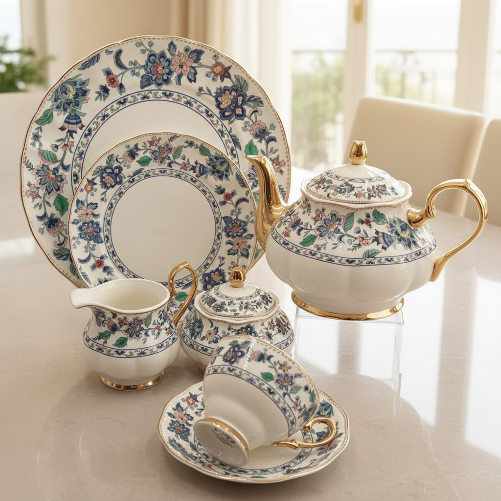 Royal Albert Style Tea Set – Design : 954-F