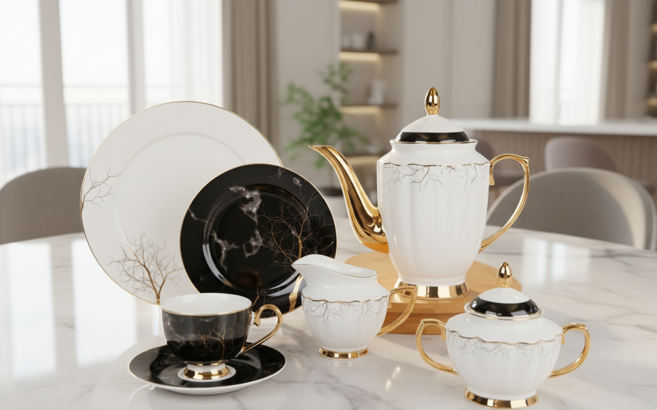 Johnson Bros-Inspired Tea Set – Design : DS-008