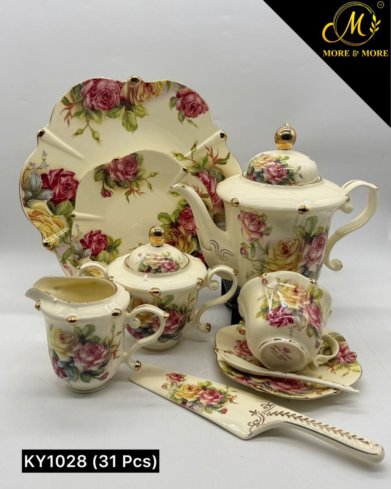 Royal Albert Style Tea Set – Design : KY1028